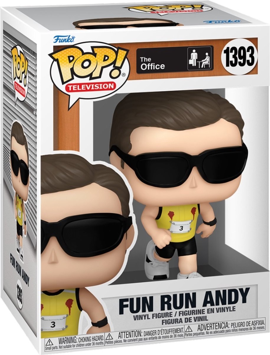 Funko pop télévision : le bureau - fun run andy pop #1393