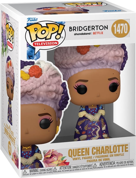 Funko pop télévision : Bridgerton - reine charlotte - pop #1470