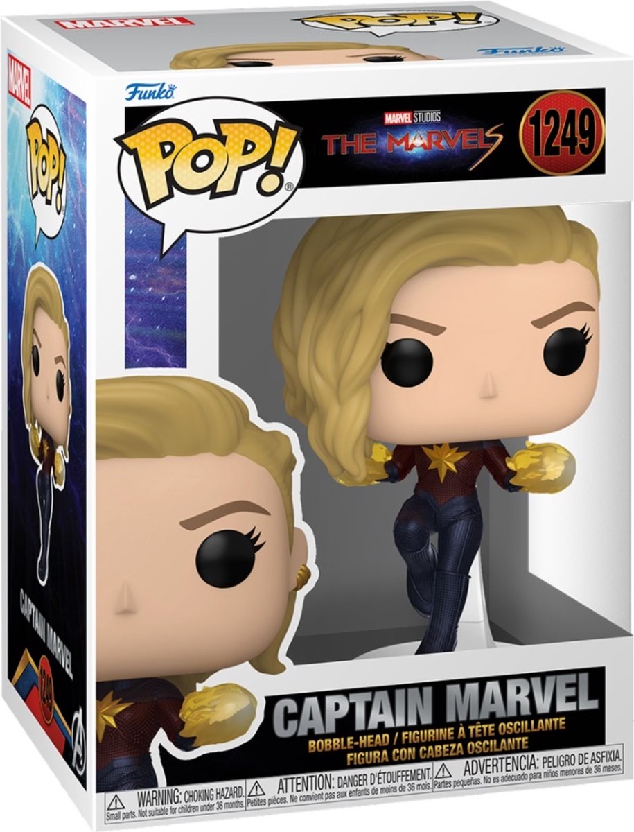 Funko pop merveille : les merveilles - capitaine merveille - pop #1249