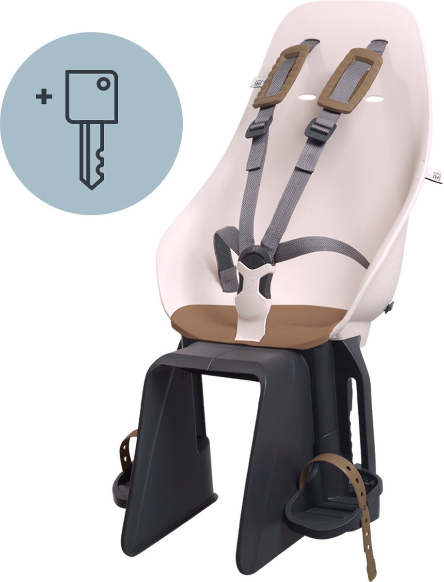 Siège de vélo Urban iki derrière le support ta-ke - sakura rose kurumi marron