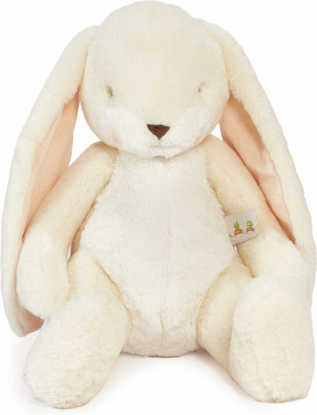 Bunnies by the bay grignoter lapin - peluche - détails brodés - 38 cm - crème