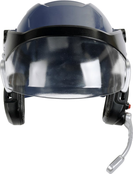 Klein toys casque pour enfants theo Klein swat - 22x30x36 cm - plastique résistant - bleu noir