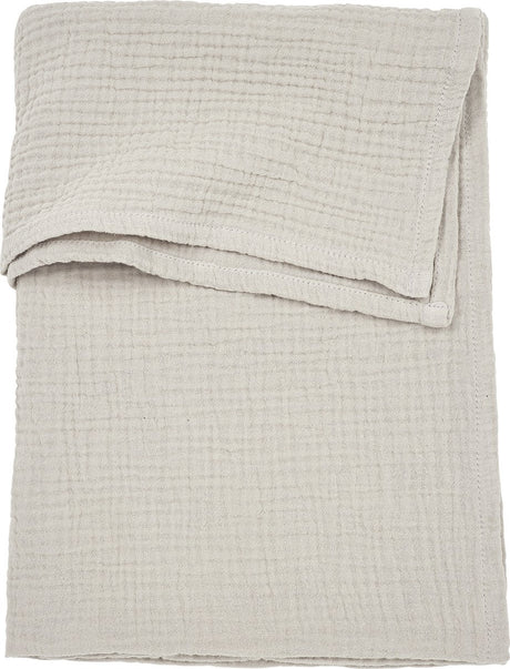 Drap de berceau Meyco baby uni - hydrophile prélavé - grège - 100x150cm - 0,3 tog