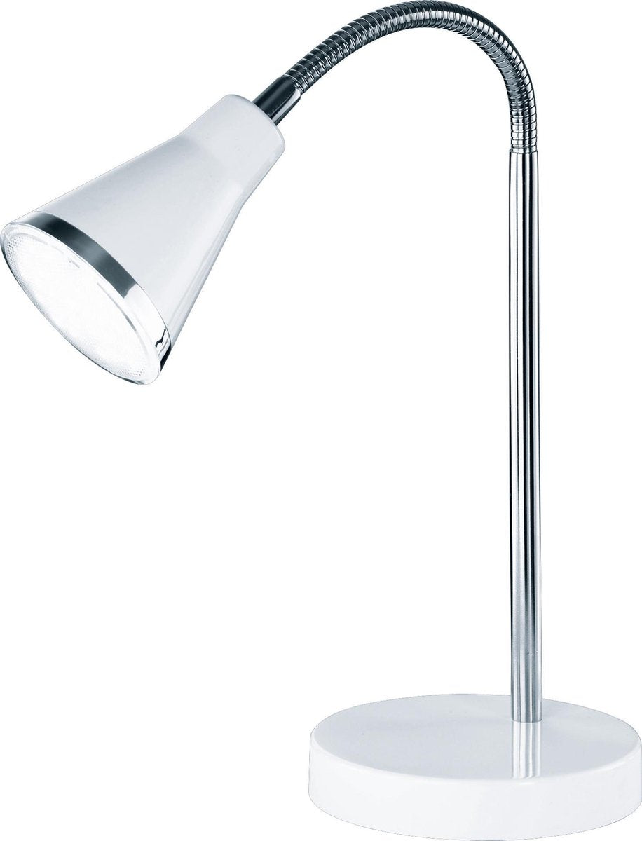 Rl vis ta lumière réalité arras - lampe de table - blanc - incl. 1x smd 4w - interrupteur à cordon - flexible