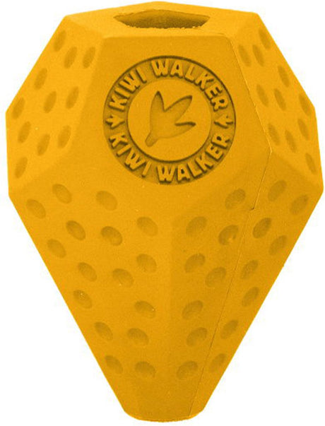 Kiwi walker - jouet pour chien - jouons - diaball mini tpr - orange - flottant, rebondissant, solide, léger -distributeur de nourriture- +-7,5 x 8,5 cm