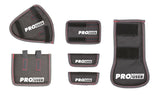 Protection de vélo pro-utilisateur Ensemble pour les porteurs de vélos noirs 7 pièces