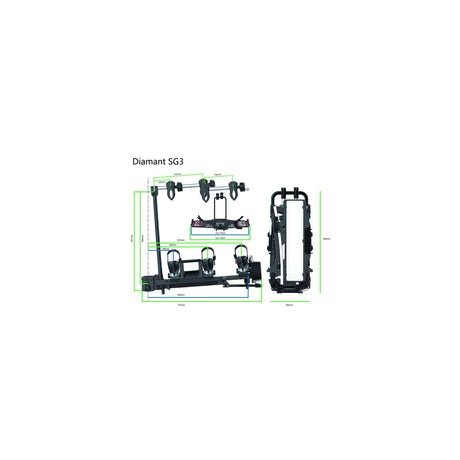 Porte-vélos professionnel Diamond SG3