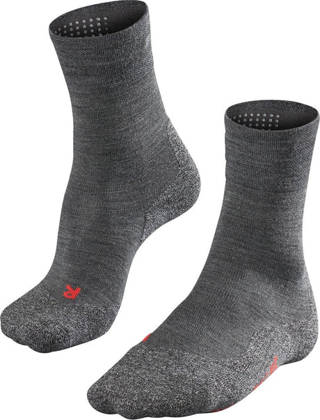 Falke tk2 chaussettes de marche en laine épaisse anti-ampoules sensibles en matériau fonctionnel hommes noir - taille 39-41