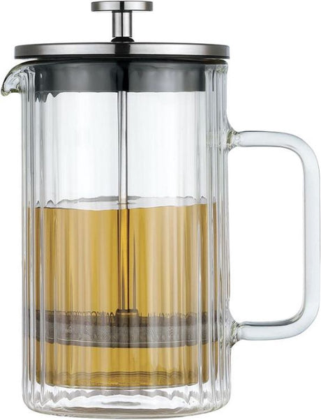 Cafetière-théière Klausberg - verre - 0,6l - presse à thé à piston | théière| théière| presse française pour le café et le thé