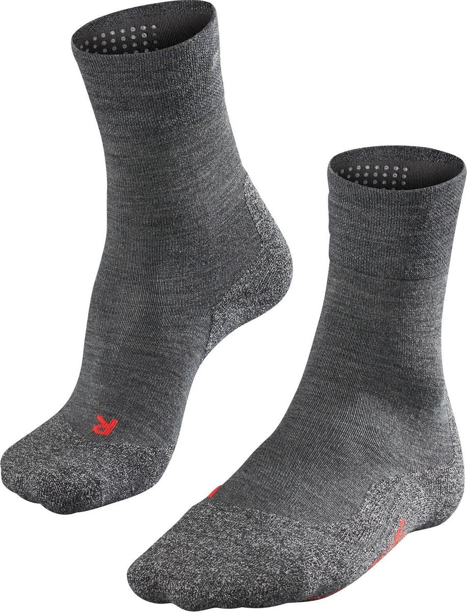 Falke tk2 chaussettes de marche en laine épaisse anti-ampoules sensibles en matériau fonctionnel hommes noir - taille 44-45