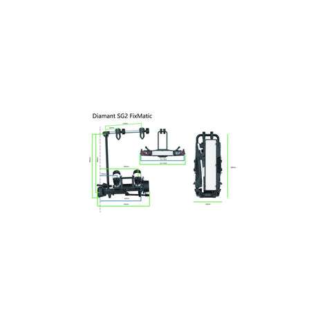 Porte-vélos professionnel Diamond SG2 Fixmatic