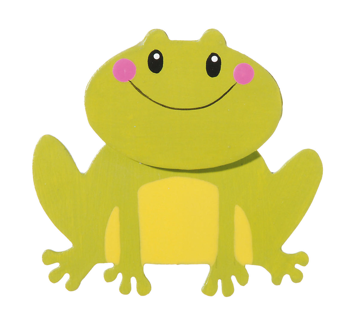 Darice • grenouille en forme de bois peint
