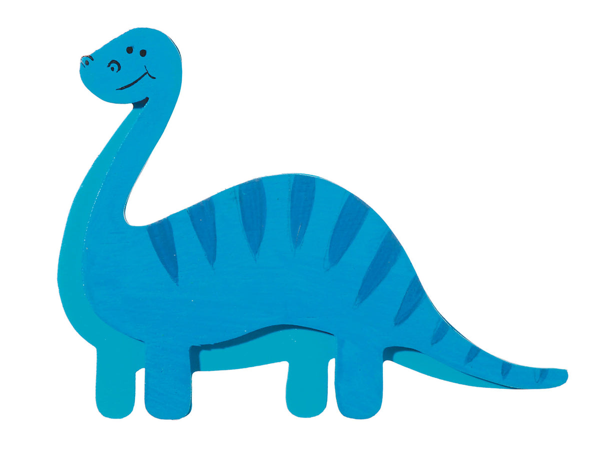 Darice • forme bronto dino en bois peint