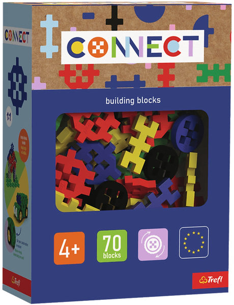 Trefl connect connect - blocs de construction 70 - standard multicolor_fsc mix 70%