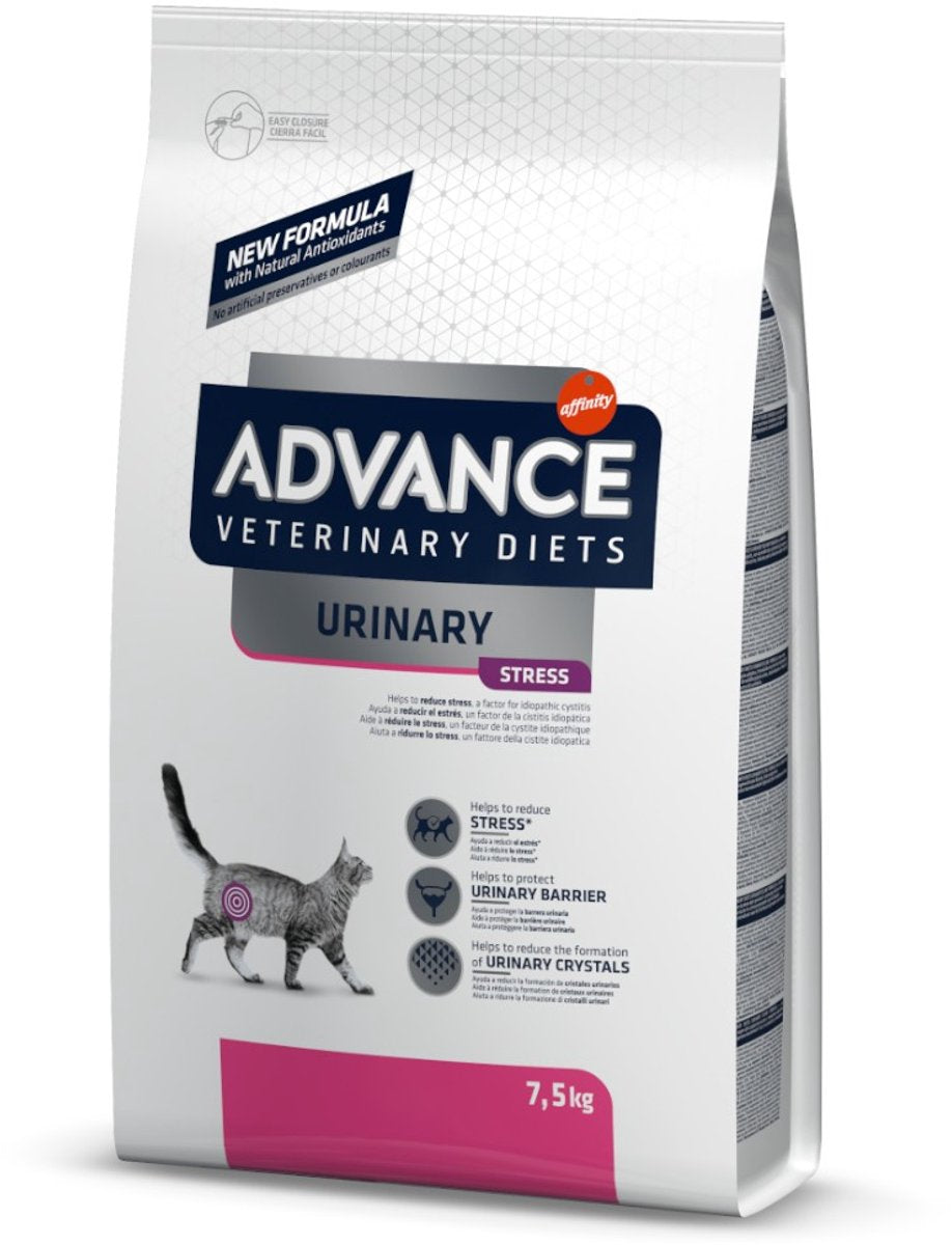 Advance Veterinary Diet Chat - Stress urinaire - Nourriture pour chat - 7,5 kg