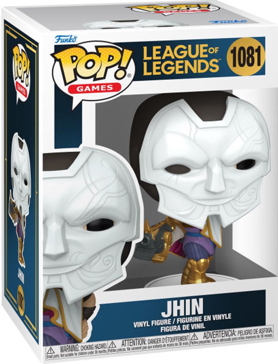 Funko pop games: league of legends - jhin pop #1081