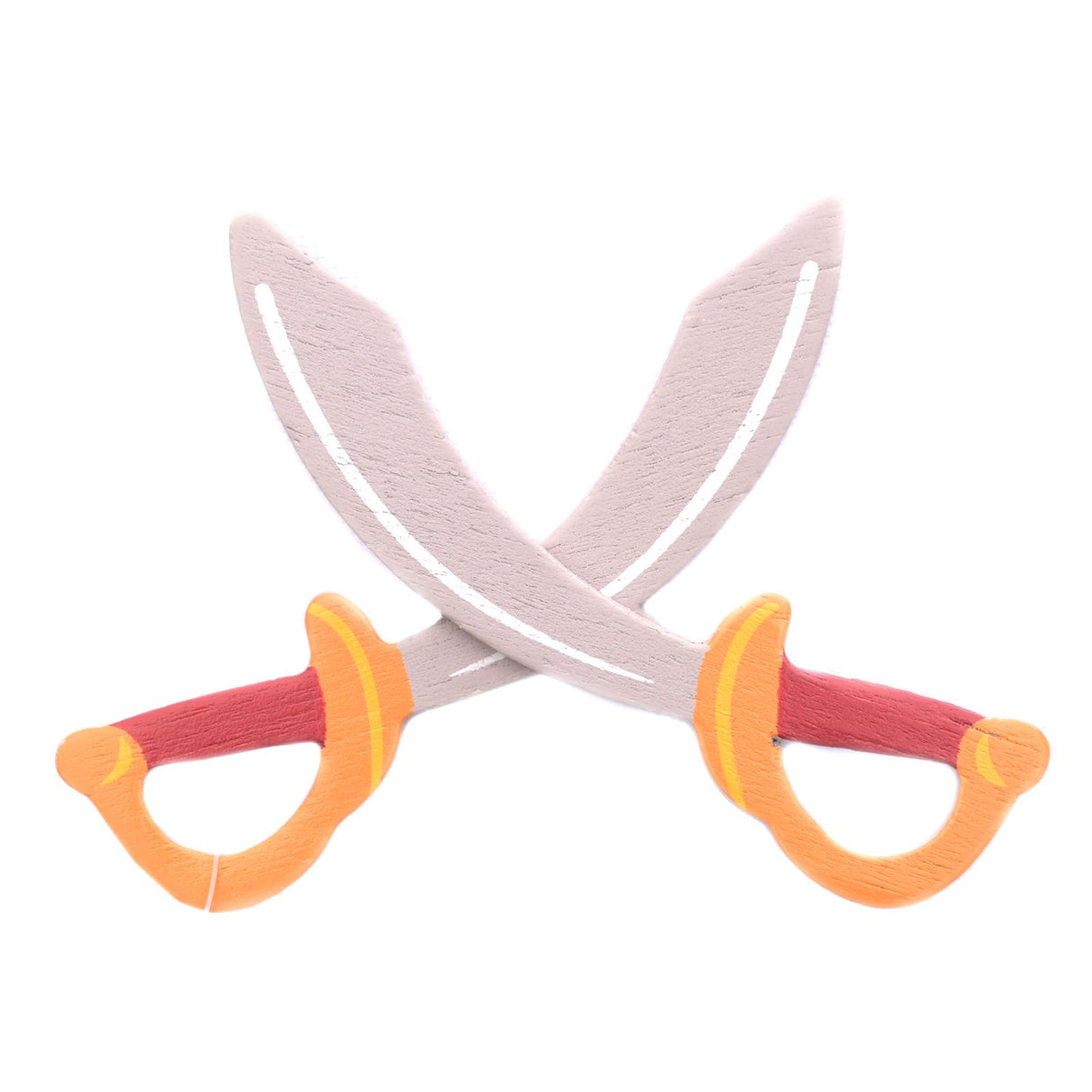 Darice • épée en forme de bois peint 6,4x8,9x0,5cm