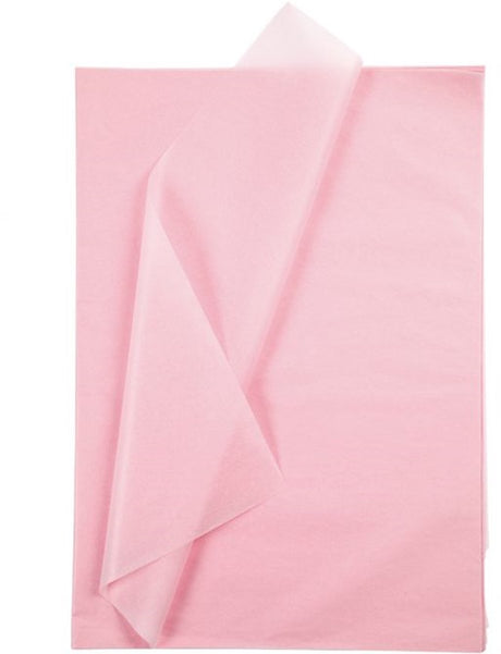 Papier de soie Creativ company, feuille 50x70 cm, 17 gr, rose clair, 25 feuilles 1 boîte