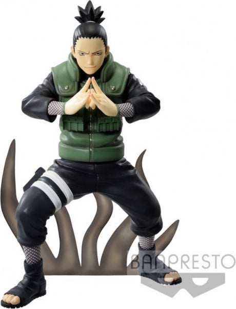 Banpresto co., ltd. naruto shippuden - étoiles vibrantes - figurine shikamaru 17 cm