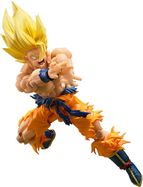 Bandai tamashii nations dragon ball z s.h. figuarts action figure super saiyan son goku (legendary super saiyan) 15 cm