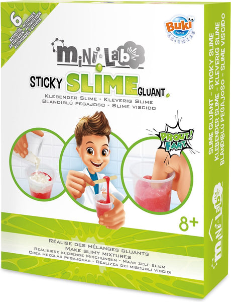Buki france buki - mini laboratoire - slime collant - expérience