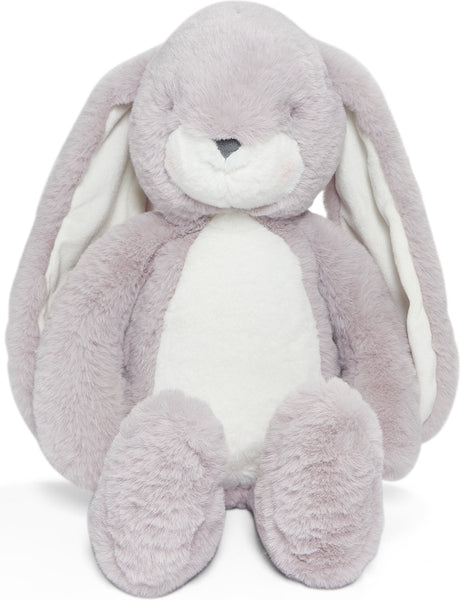 Bunnies by the bay disquette grignoter lapin - peluche - peluche pour enfants - détails brodés - 44 cm - lilas
