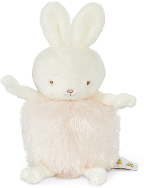 Bunnies by the bay Roly Poly Blossom Peluche - Peluche - Détails brodés - Lapin - 13 cm - Rose