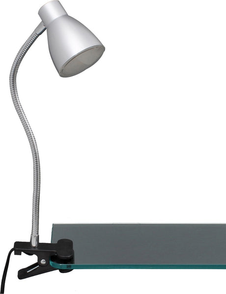 Briloner - Lampe de lecture à pince LED bras flexible 2,5W métal-plastique couleur titane