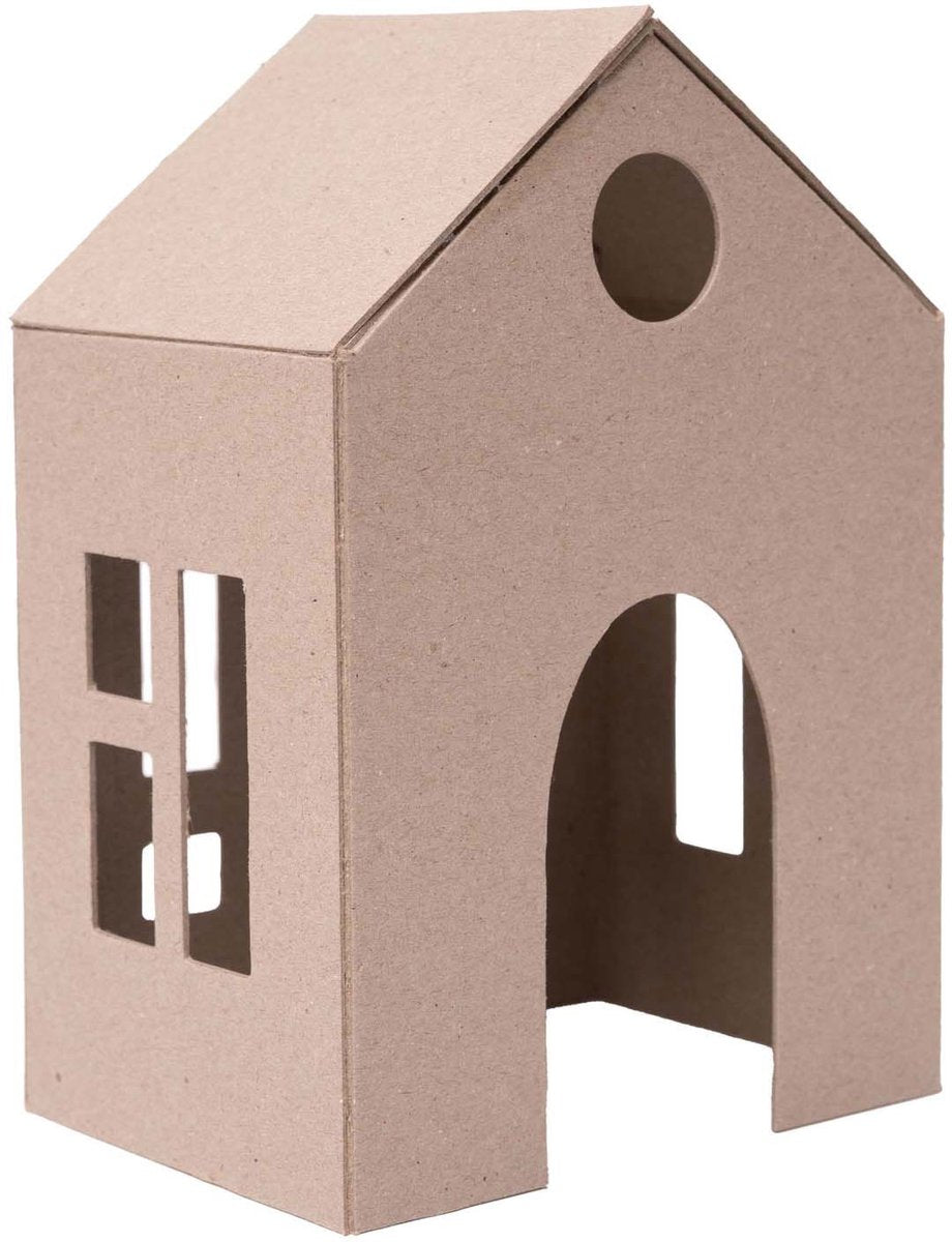 Colorations - maisons en carton dyo, 6 pcs.