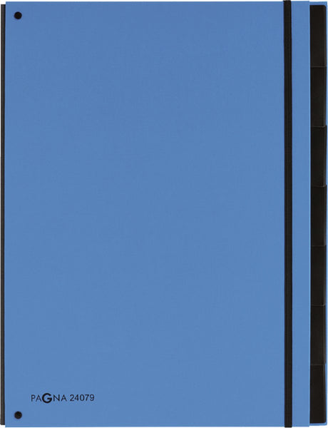 Pagna classeur de tri tendance 7 onglets a4 bleu clair