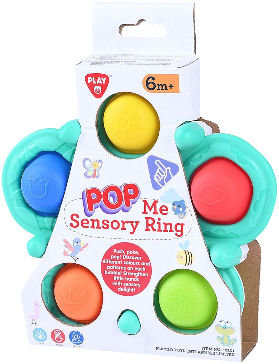 Anneau sensoriel Playgo bébé avec balles - 6 pièces.