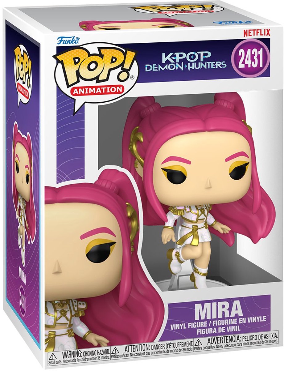 Funko Kpop Demon Hunters Mira Vinyl Figure 2431 Unisexe Pop! - neutre - standard