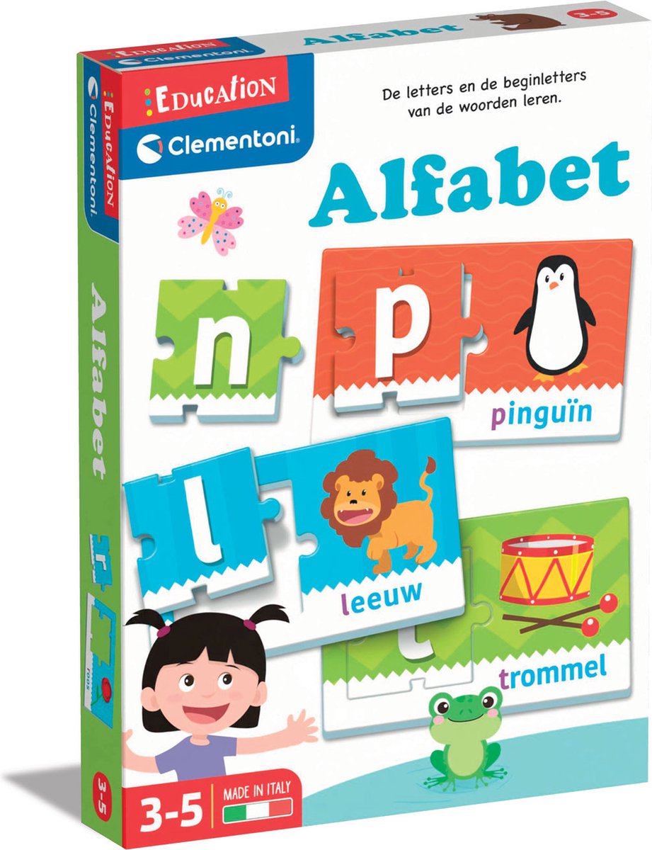 Carton puzzle alphabet Clementoni