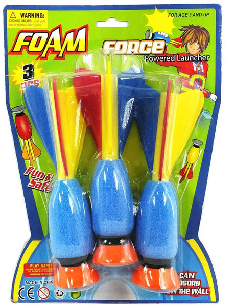 Jouets Lobbes, par exemple ventouse en mousse lançant des flèches, 3 pcs