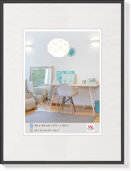 Walther new lifestyle - cadre en plastique - format photo 20x30 cm - noir