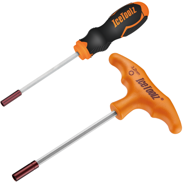 Jeu de clés à écrous à rayons Icetoolz 12c5 pour écrous à 6 faces de 5,5 mm