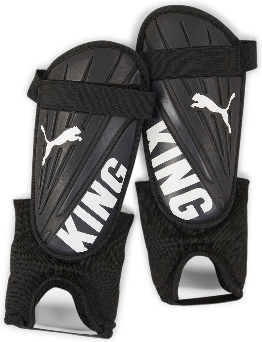 Protège-tibia unisexe Puma King is Ankle - noir-blanc