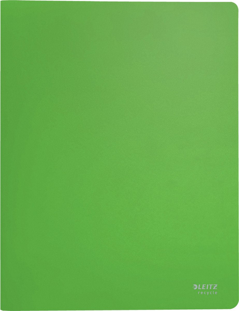 Album Leitz recycle show a4 - 40 couvertures - 90 % de plastique recyclé pré et post consommation - vert