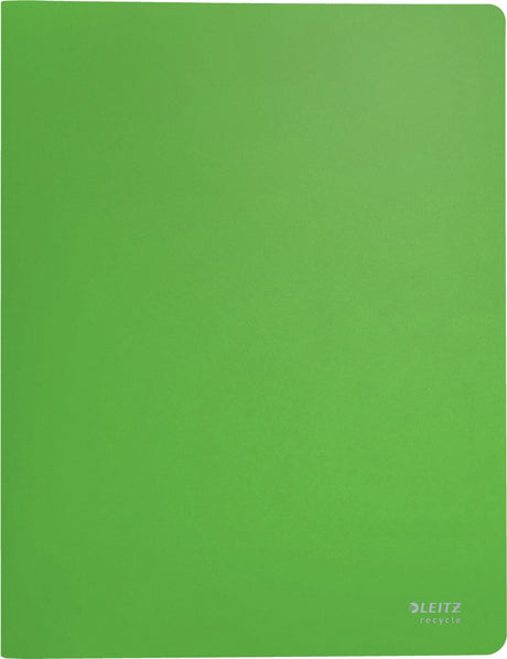 Album Leitz recycle show a4 - 40 couvertures - 90 % de plastique recyclé pré et post consommation - vert