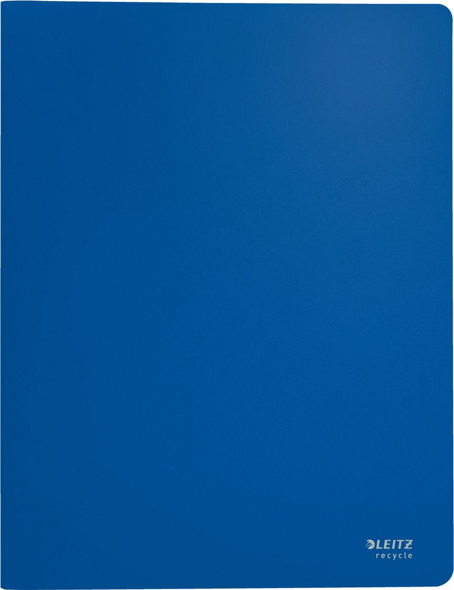 Album Leitz recycle show a4 - 20 couvertures - 90 % de plastique recyclé pré et post consommation - bleu