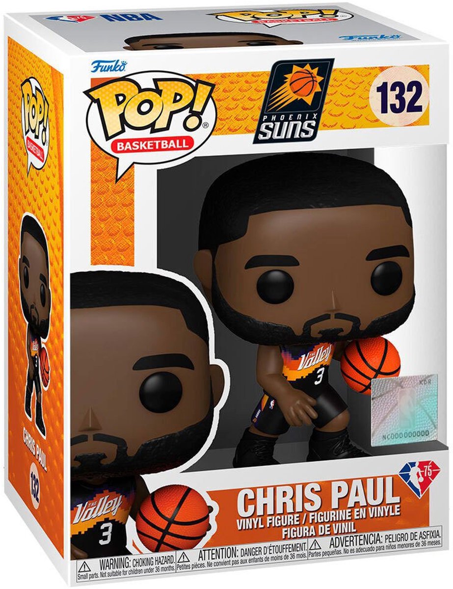 Funko pop basketball nba phoenix suns chris paul figure city édition 2021 #132