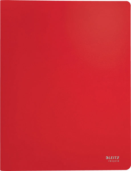 Album Leitz recycle show a4 - 40 couvertures - 90 % de plastique recyclé pré et post consommation - rouge