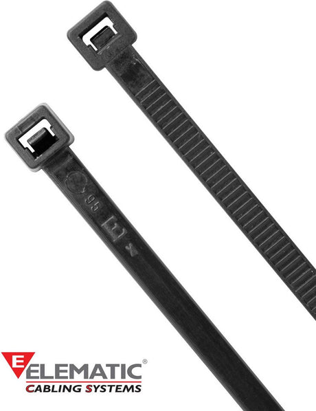 Attache-câble Elematic noir 540 x 7,5mm (sachet de 100 pcs.)