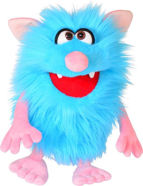Marionnette à gants Living Puppets Barkch - Marionnette à gants en peluche douce de 35 cm avec bras mobiles - Peluche pour jeux de rôle, histoires et jeux imaginatifs - pour les enfants à partir de 3 ans