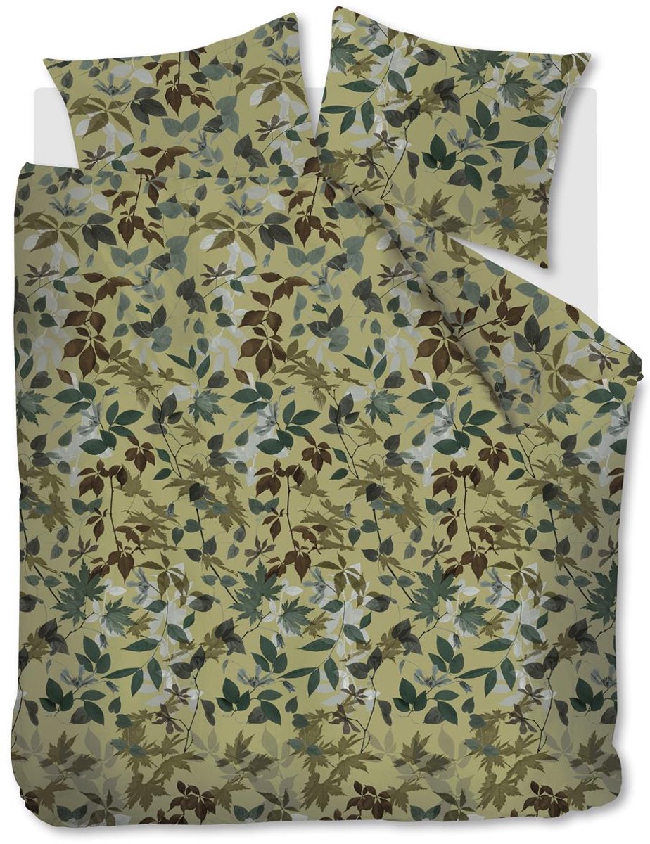 Beddinghouse gigi dekbedovertrek - tweepersoons - 200x200 220 cm - groen