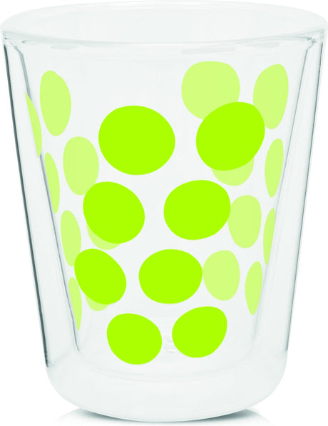 Zak!designs tasse à café dotdot - double paroi - 20 cl - vert