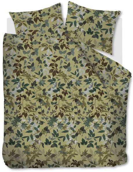 Beddinghouse gigi dekbedovertrek - tweepersoons - 200x200 220 cm - groen