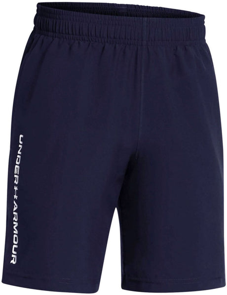 Under Armour ua tech woven wordmark short pantalon de sport unisexe - marine - blanc