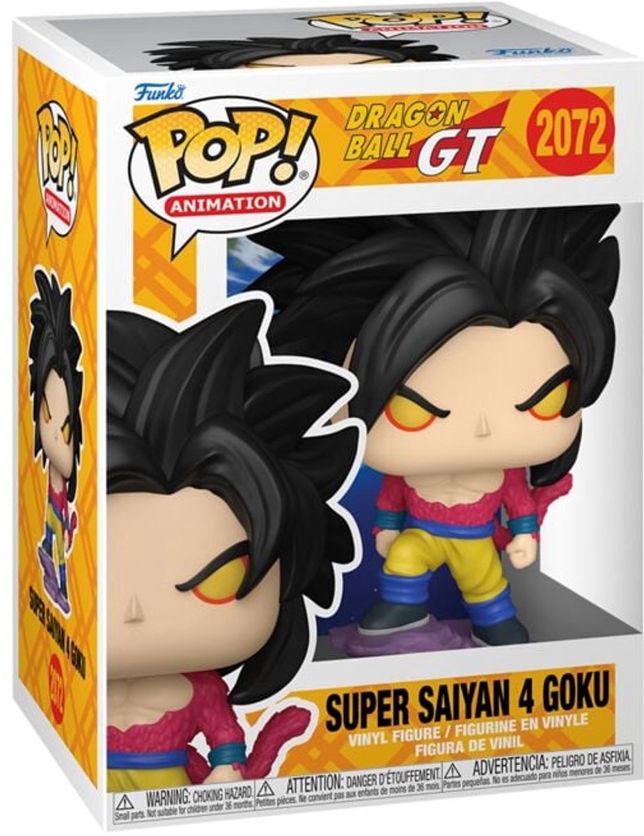 Funko pop animation: dragon ball gt - super saiyan 4 goku pop #2072