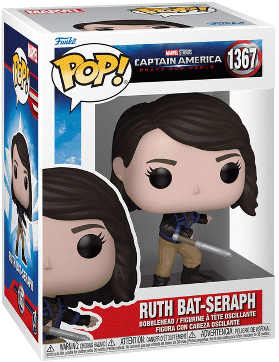 Funko Captain America Brave New World - Figurine en vinyle Ruth Bat-Seraph 1367 Pop unisexe ! - multicolore - standard